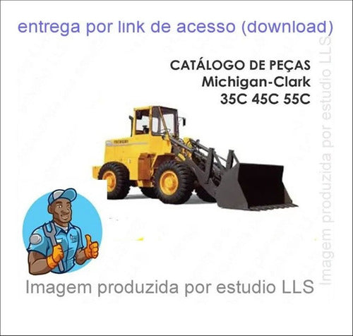 Catálogo Peças Michigan Clark 35c 45c 55c - Em Inglês