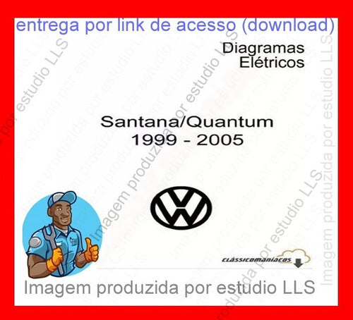 Catálogo Peças Diagrama Elétrico Vw Santana Quantum 99- 2