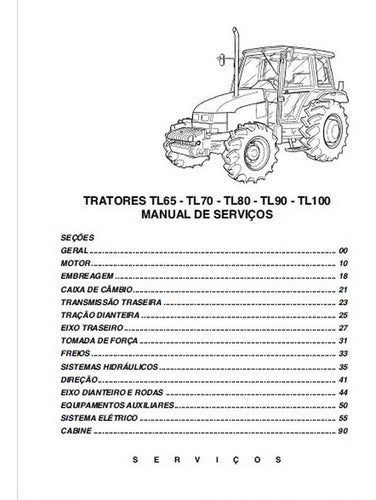 Manual De Serviços Tratores New Holland Linha TL