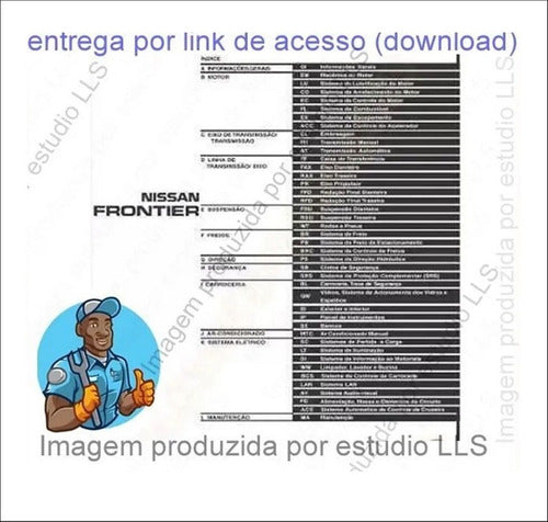 Manual Mecânica Serviço Nissan Frontier 2012 - 2015