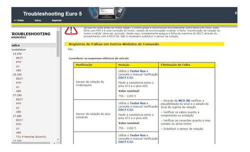 Programa Codigo Falhas Man + Diagramas Eletronico