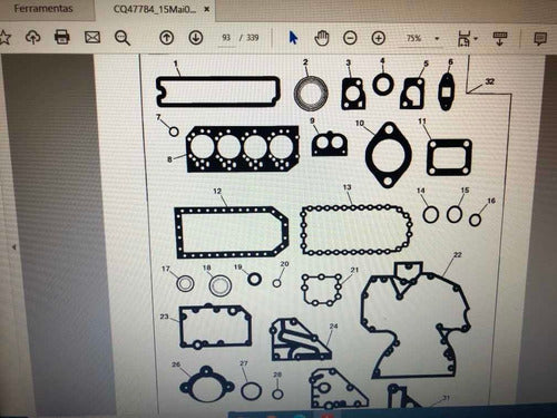 Catálogo De Peças Trator John Deere 5605 5705