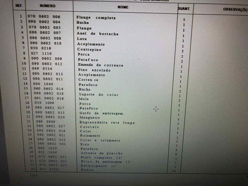 Catálogo Peças Trator Cbt 2105
