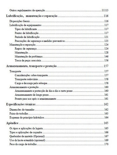 Manual De Operação E Manutenção Escavadora Hidráulica Xcmg