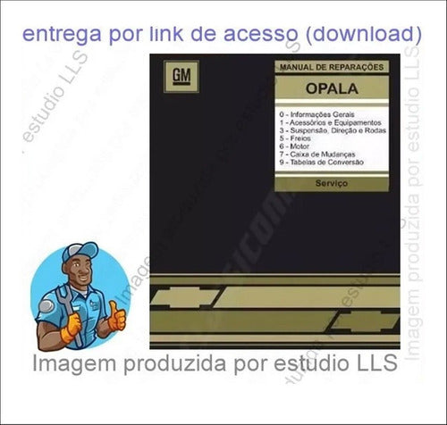 Manual Serviço Gm Opala Ed. 1989 + Catálogo Peças Complet