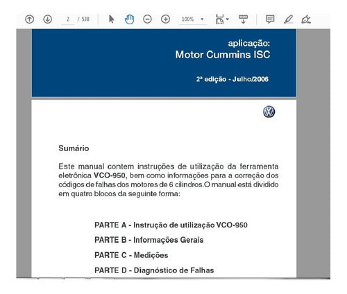 Manual Codigos Falhas 19-320 31-320 Motor Cummins