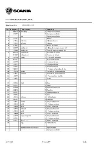 Catalogo De Peças Scania Dc16 -