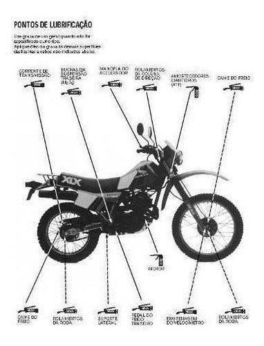 Manual Oficina Serviço Motocicleta Honda Xlx 250 R