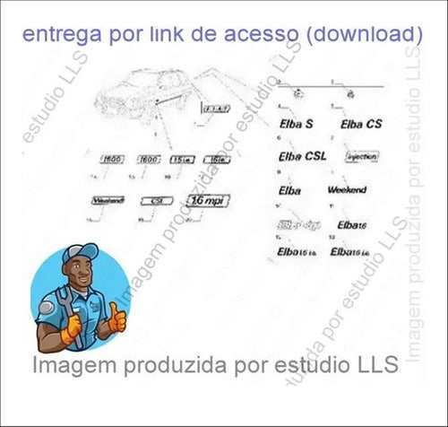 Catálogo Peças Fiat Elba 1.3 1.5 1.6 Cs Csl S 1986 - 1996