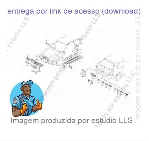 Catálogo Peças Audi A3 1.6 1.8 1999 - 2000