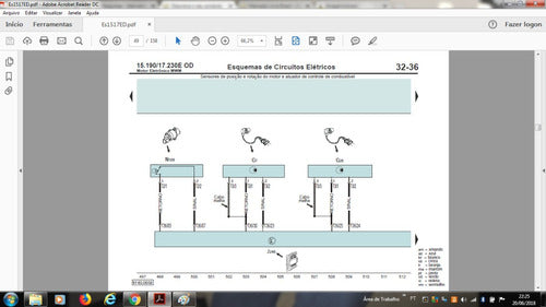 Esquema Eletrico Completo Vw 15-190 E 17-230 Mwm