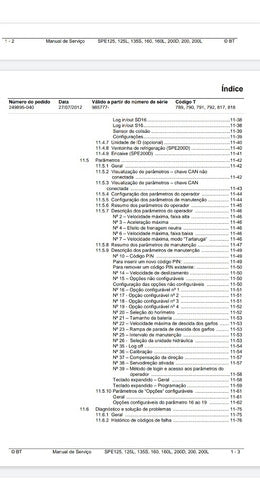 Manual De Serviço Bt Spe 125~200l
