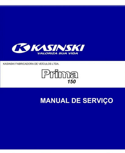 Manual De Serviço Kasinski Prima 150 - 2010