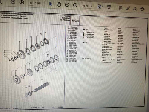 Catálogo Peças Trator Massey Ferguson 4298