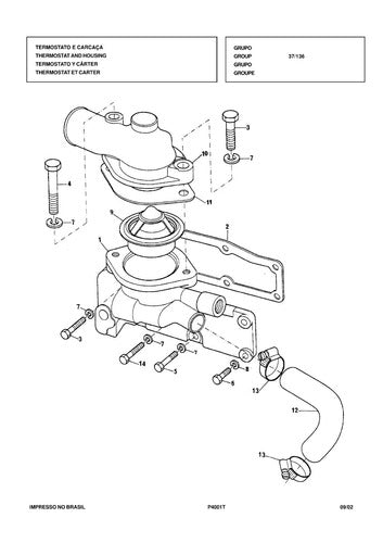 Maxion Catálogo De Peças Motor P4000-4000t-p4001-4001t