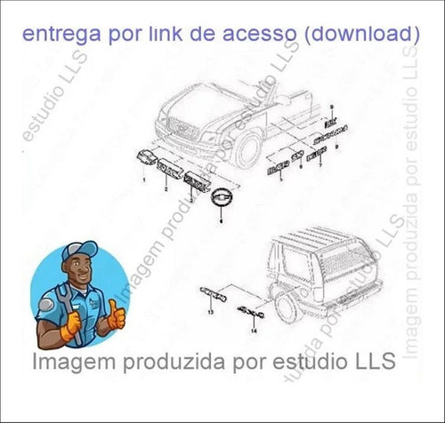 Catálogo Peças Chevrolet Blazer Gasolina Diesel 1996 - 200