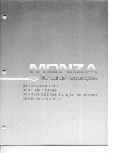 Manual De Reparações Monza 1990 -