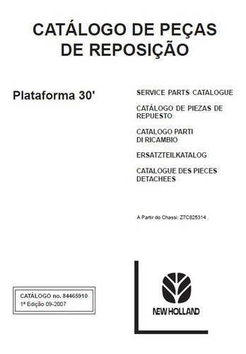 Catalogo De Peças Plataforma 30 New Holland