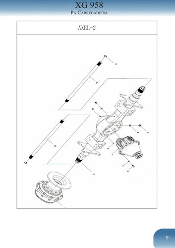 Catálogo De Peças Pá-carregadeira Xg958 -