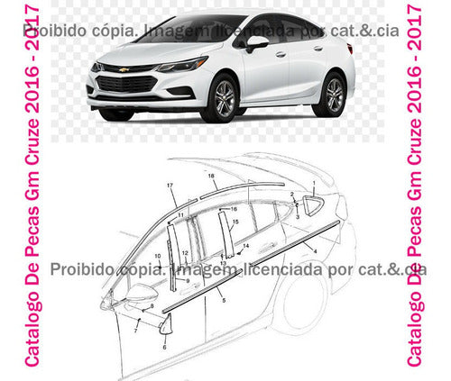Catalogo De Pecas Gm Cruze 2016 - 2017