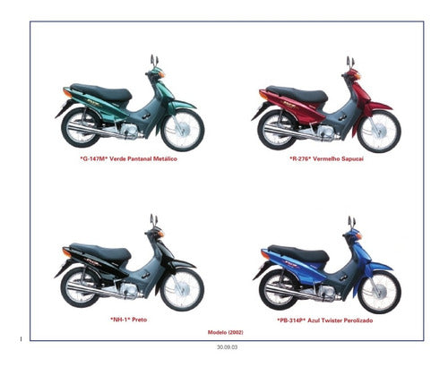 Catálogo De Peças Honda Biz 100 2002 - 2004 -
