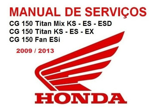 Manual De Serviços - Cg 150 Titan Mix - Fan 2009-2013