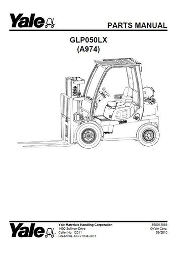 Manual Peca Empilhadeira Yale Glp050vx (a974) ** Pg264