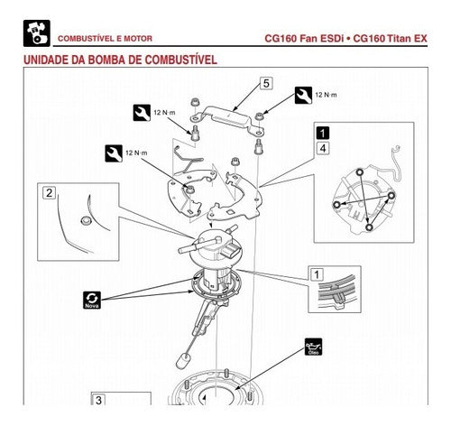 Manual De Serviços Cg160 Fan Edsi / Titan Ex 2016 À 2019