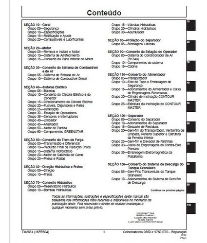 Manual De Serviço Sts 9650 E 9750