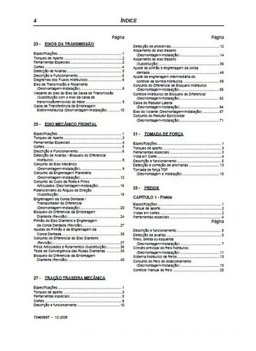 Manual De Serviços Tratores Nh Linha TM