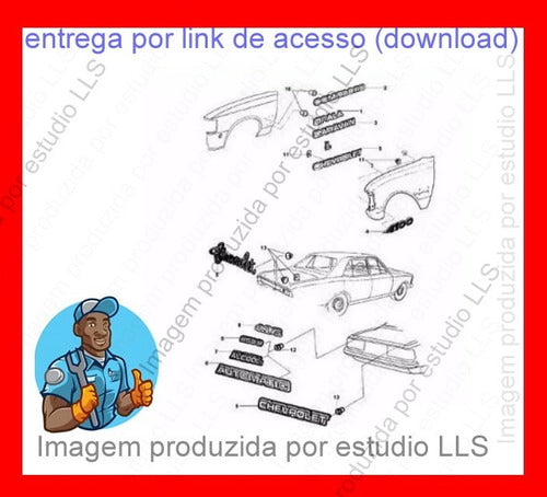 Manual Técnico Gm Opala Ed 1991 + Catálogo Peças Completo