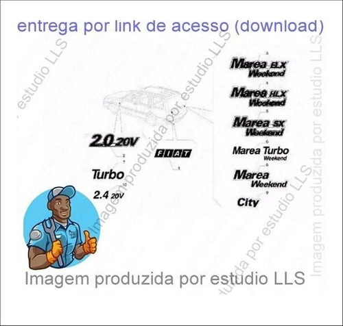 Catálogo Peças Fiat Marea Sx Elx Hlx 1.6 1.8 2.0 2.4 Turbo