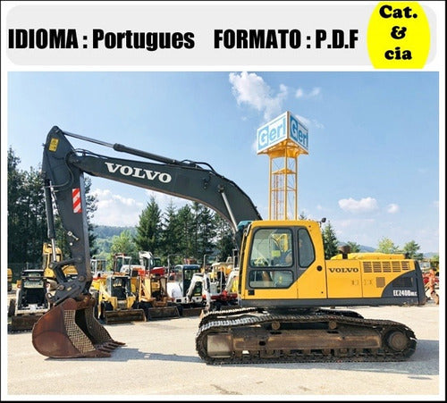 Catalogo De Pecas Escavadeiras Volvo - Ec240b Nlc - Pt-br