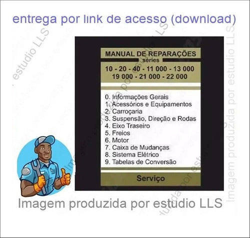 Manual Serviço Gm A10 C10 D10 + Catálogo Peças Completo