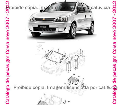 Catalogo De Pecas Gm Corsa Novo 2007 - 2012