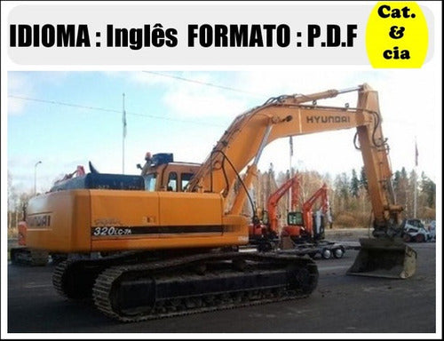 Catalogo De Pecas Escavadeira Hyundai - R320lc - 7a - (ingle