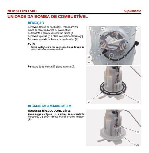 Manual De Serviço Honda Nxr160 Bros Esdd 2018 2019