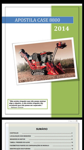 Manual De Treinamento Colhedora Case 8800