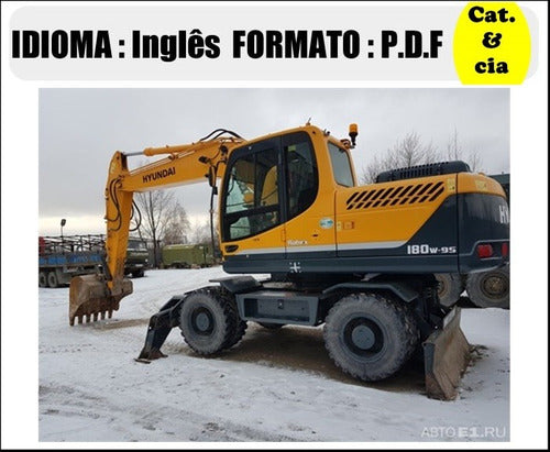 Catalogo De Pecas Escavadeira Hyundai - R180w-9s - (ingles)