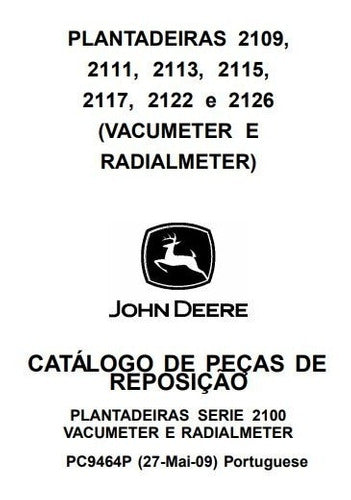 Catálogo De Peças Plantadeiras John Deere 2109,2111,2113,21