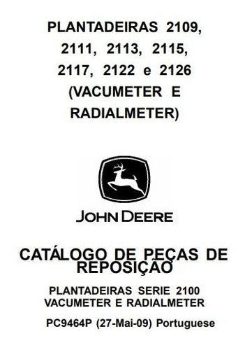 Catálogo De Peças Plantadeiras  John Deere 2109,2111,2113,21