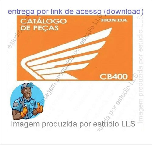Catálogo Peças Motocicleta Honda Cb 400 1980