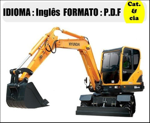 Catalogo De Pecas Mini Escavadeira Hyundai - R60w-9s - (ingl