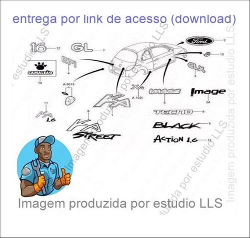 Catálogo Peças Ford Ka Endura Zetec 1.0 1.6 1997 - 2007
