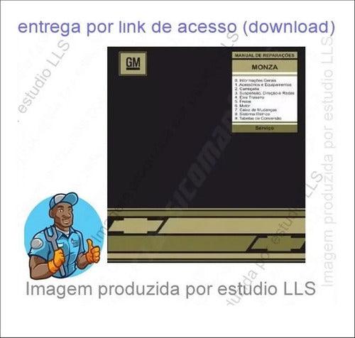 Manual Reparações Gm Monza 1990 + Catálogo Peças Complet