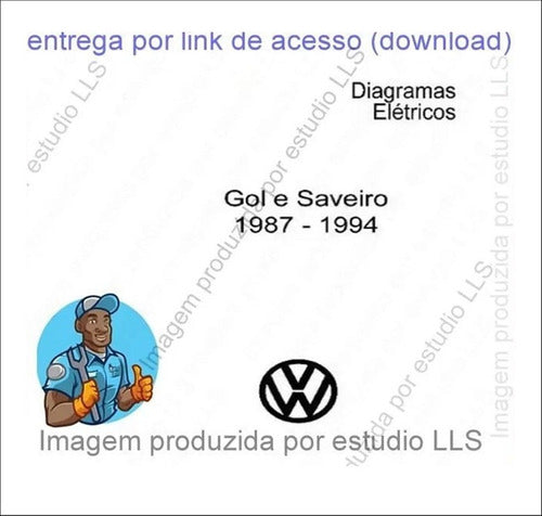 Manual Diagrama Esquema Elétrico Vw Gol Saveiro 1987 - 1994