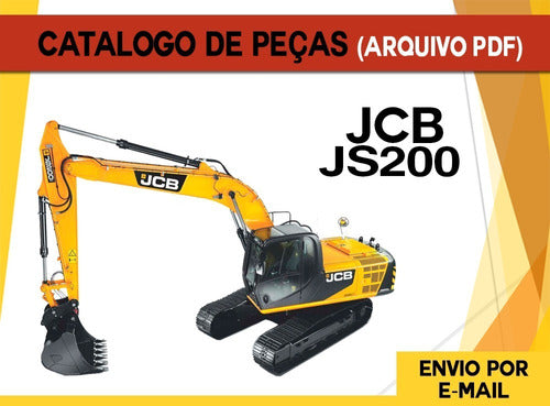 Catalogo De Peças Escavadeira Jcb Js200 Js 200