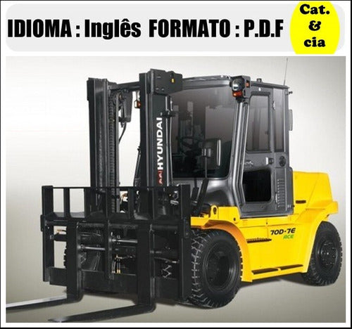 Catalogo De Pecas Empilhadeira Hyundai - 80d-7e - (ingles)