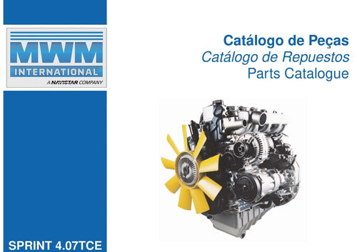 Mwm Catálogo De Peças Motor Sprint 4.07e -