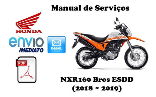 Manual De Serviço Honda Nxr160 Bros Esdd 2018 2019